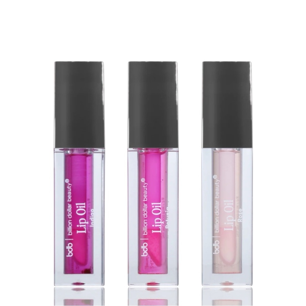 Billion Dollar Beauty Luxe Lip Oil Trio New